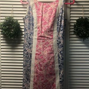 Lilly Pulitzer Blue and Pink Size 4 Dress
